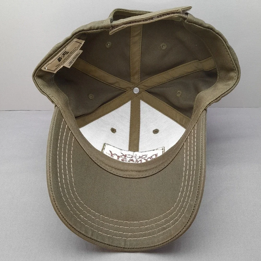 Duck Dynasty A&E‎ Strapback Hat Olive Green Brown Adjustable Cap Logo TV Show